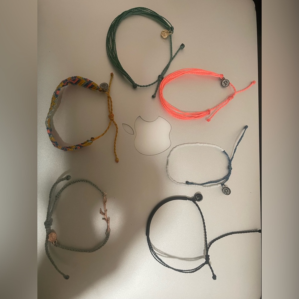 Six Pura Vida bracelets. Can’t buy anymore.